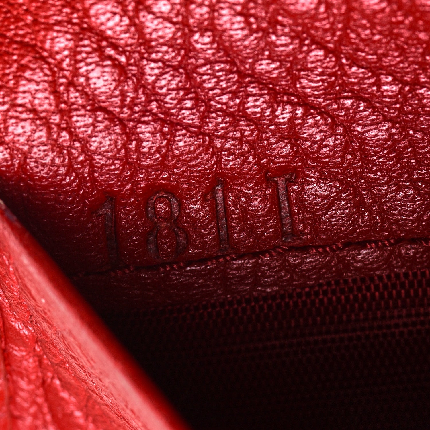 Prada Vitello Grain 6 Key Holder Rosso 7 of 8