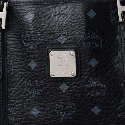 MCM Visetos Shopping Tote Black 9 of 9
