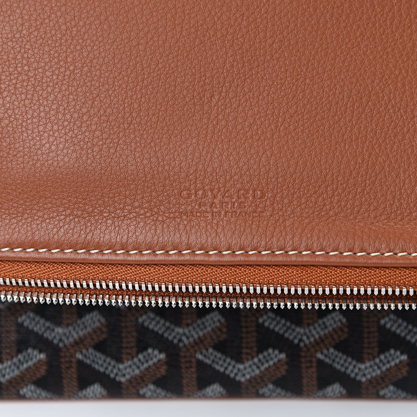 Goyardine Sainte Marie Soft Clutch Black Gold