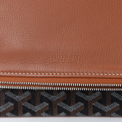 Goyard Goyardine Sainte Marie Soft Clutch Black Gold 6 of 10