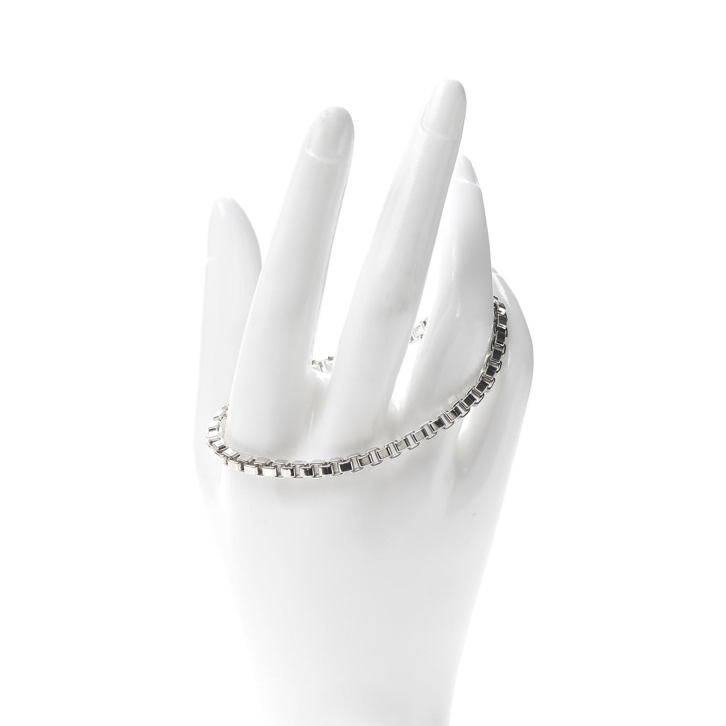 Sterling Silver 4mm Venetian Link Bracelet