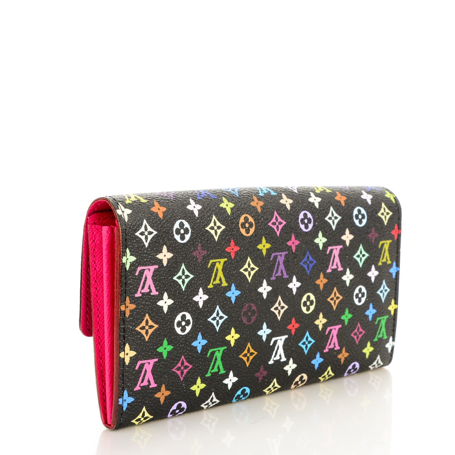 Louis Vuitton Monogram Multicolor Sarah Wallet Black Grenade 3 of 8