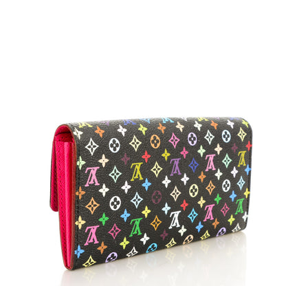 Louis Vuitton Monogram Multicolor Sarah Wallet Black Grenade 3 of 8