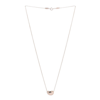 Tiffany 18K Rose Gold 12mm Elsa Peretti Bean Pendant Necklace 3 of 7
