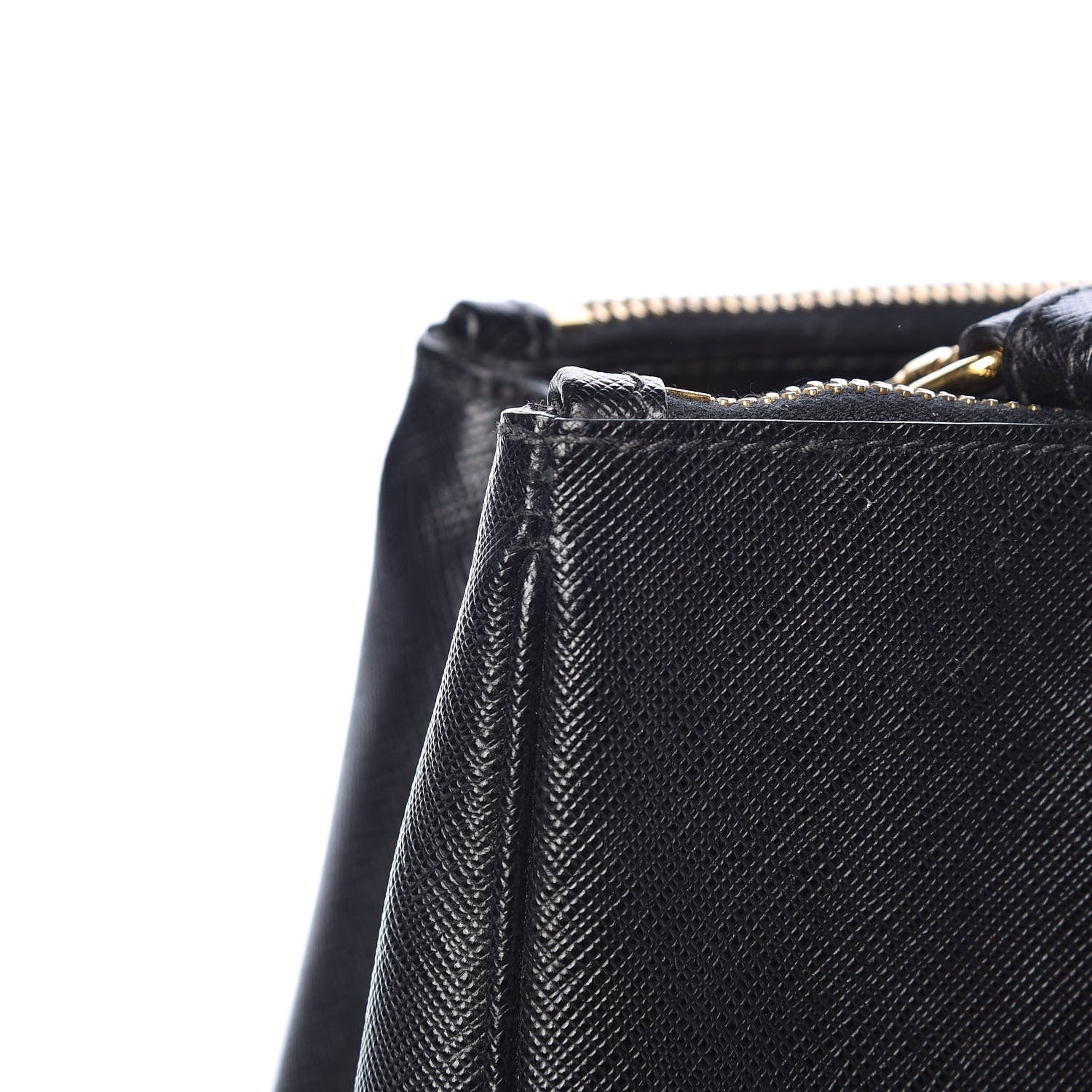 Prada Saffiano Small Galleria Double Zip Tote Black 14 of 15