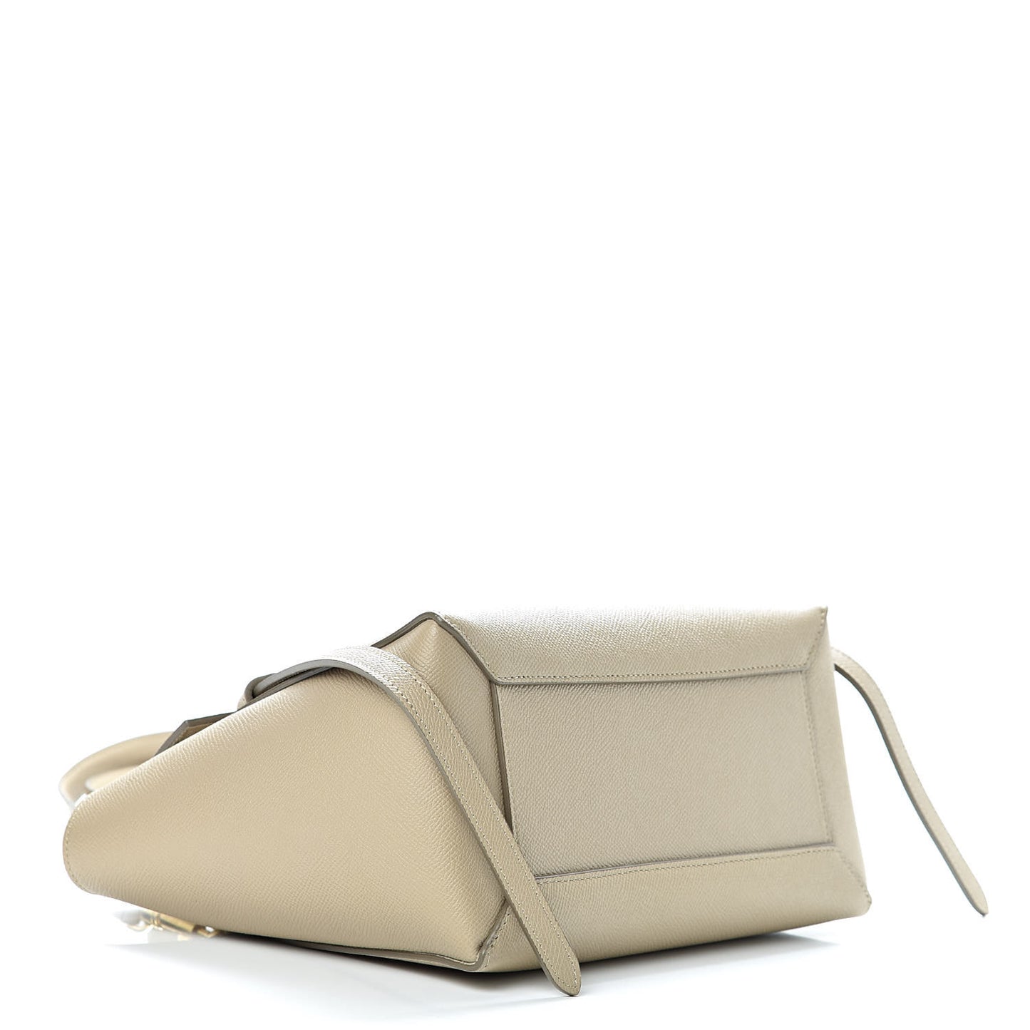 Grained Calfskin Micro Belt Bag Light Taupe