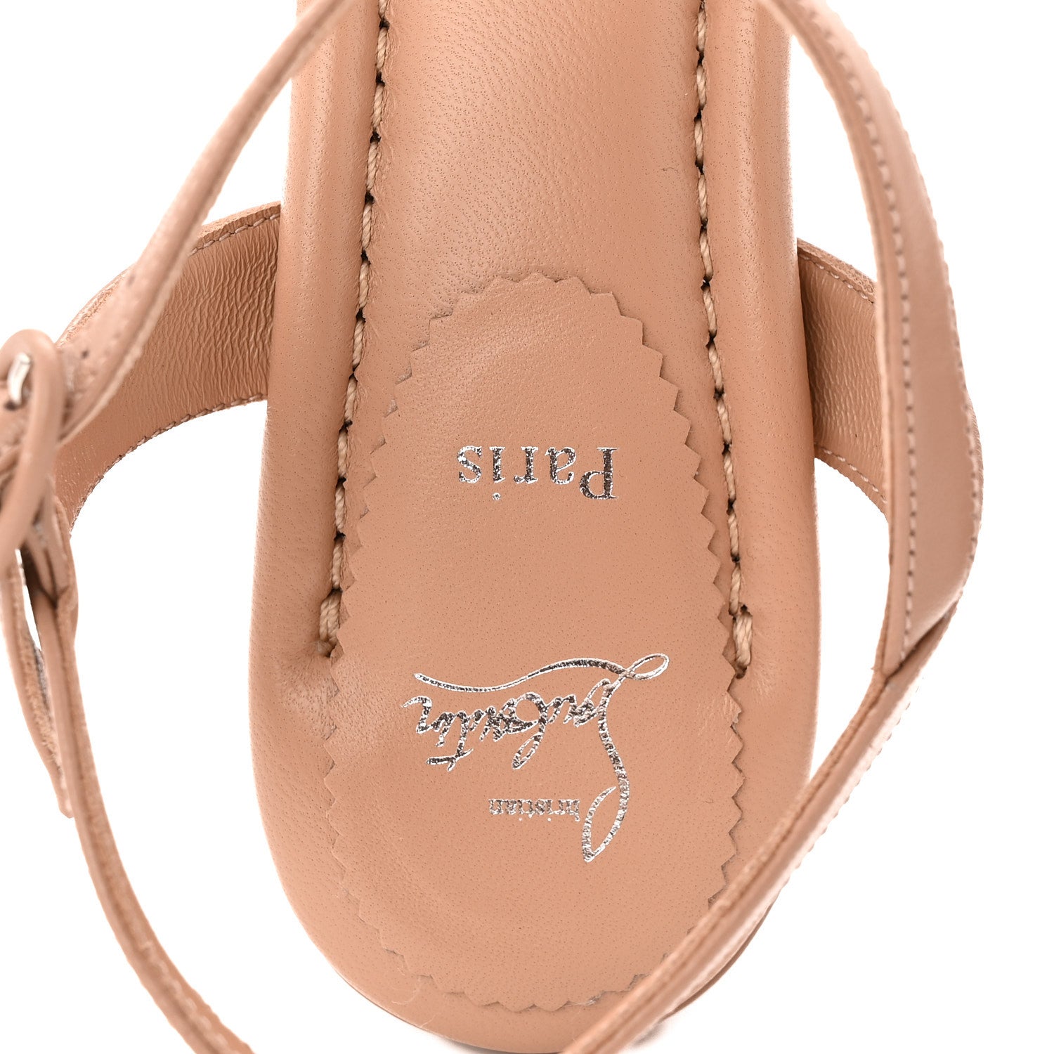 Christian Louboutin Nappa Miss Jane 55 Sandal 39.5 Blush 8 of 8