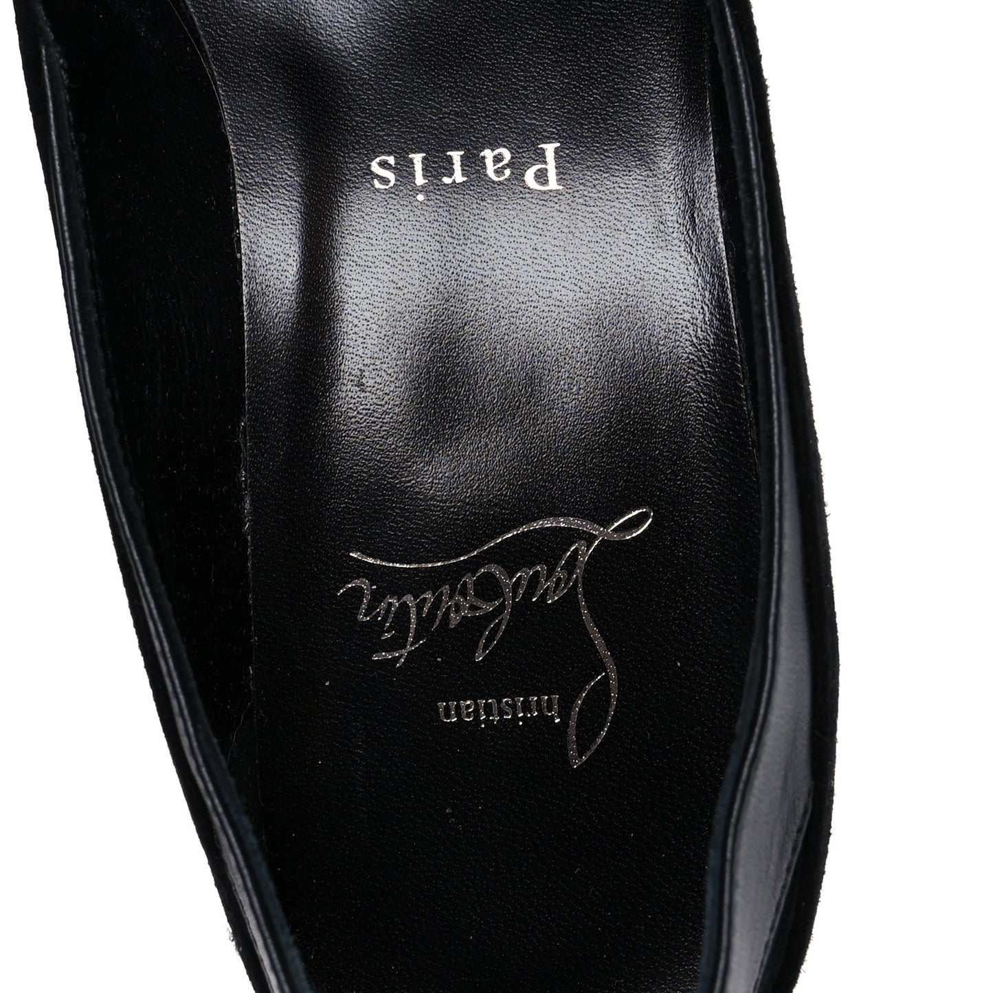 Suede Calfskin Miss Duvette 55mm Cap Toe Pumps 37.5 Black