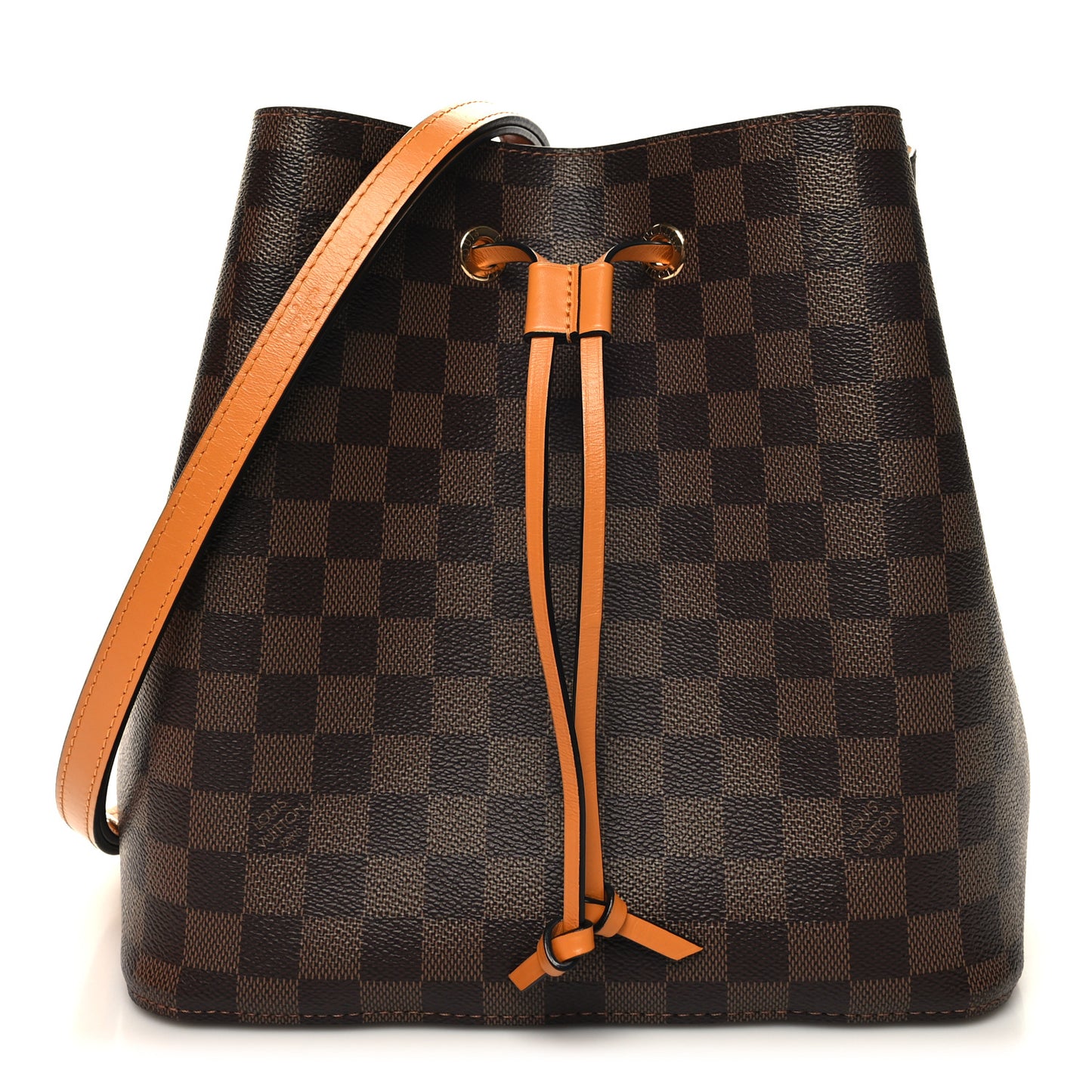 Damier Ebene Neonoe MM Safran