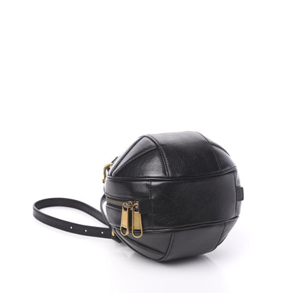 Gucci Piuma Lux Energy Mini Tifosa Basketball Shaped Shoulder Bag Black 3 of 9