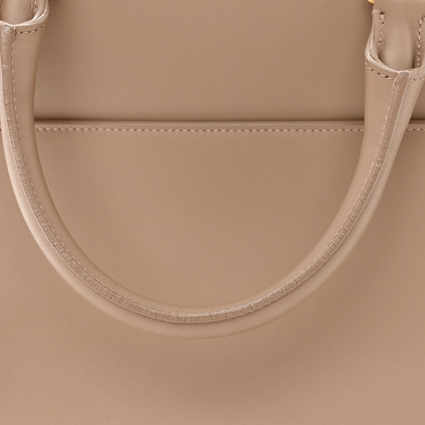 Smooth Calfskin Medium East Side Tote Beige