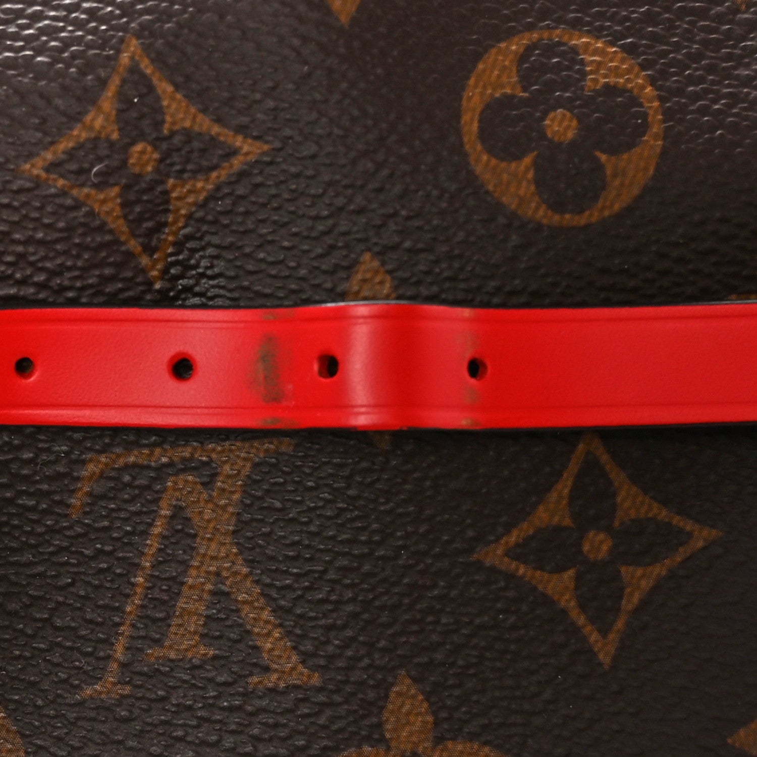 Louis Vuitton Calfskin Monogram Keepall Bandouliere 50 Coquelicot 15 of 20