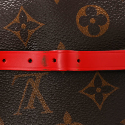 Louis Vuitton Calfskin Monogram Keepall Bandouliere 50 Coquelicot 15 of 20