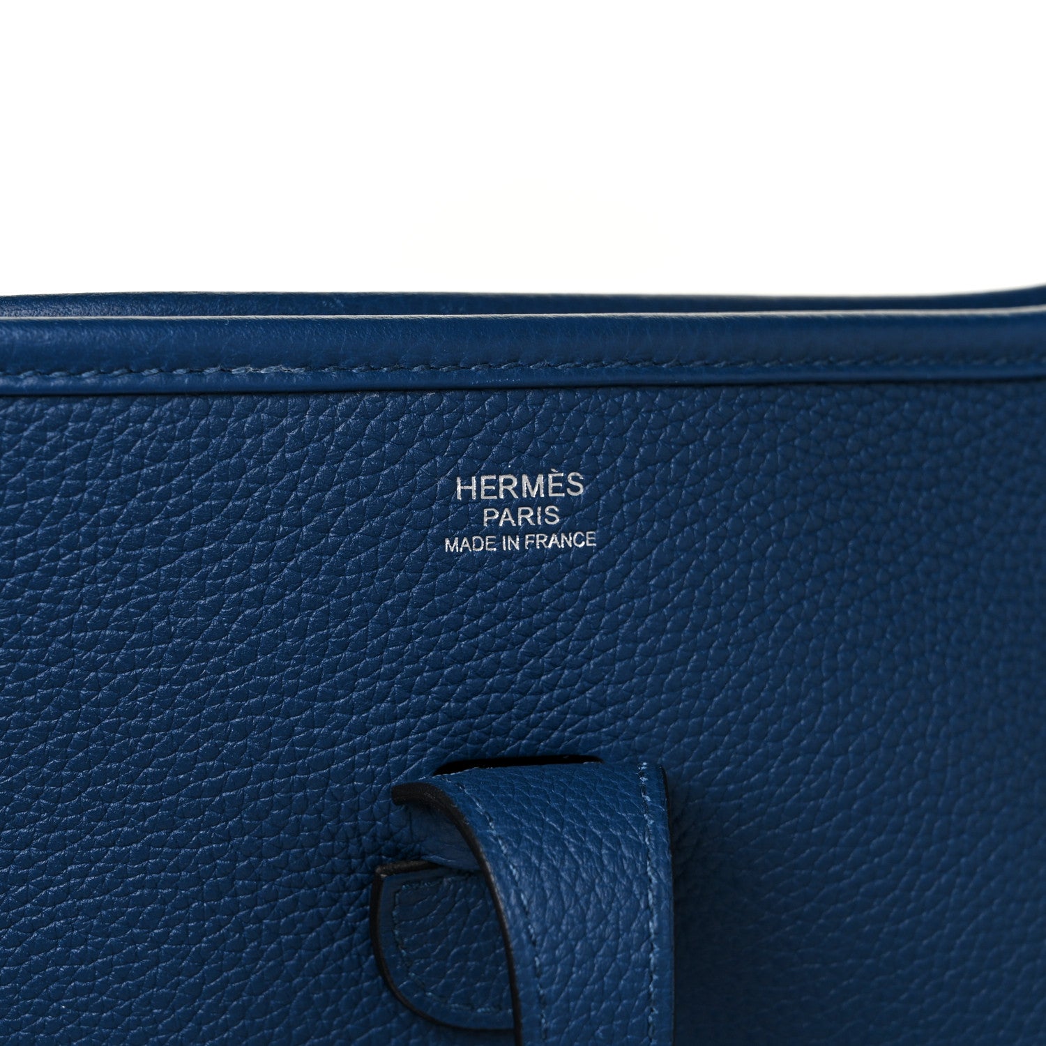 Hermes Taurillon Clemence Evelyne III PM Deep Blue 5 of 10