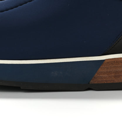 Hermes Technical Canvas Mens Miles Sneakers 42.5 Marine Black 9 of 11