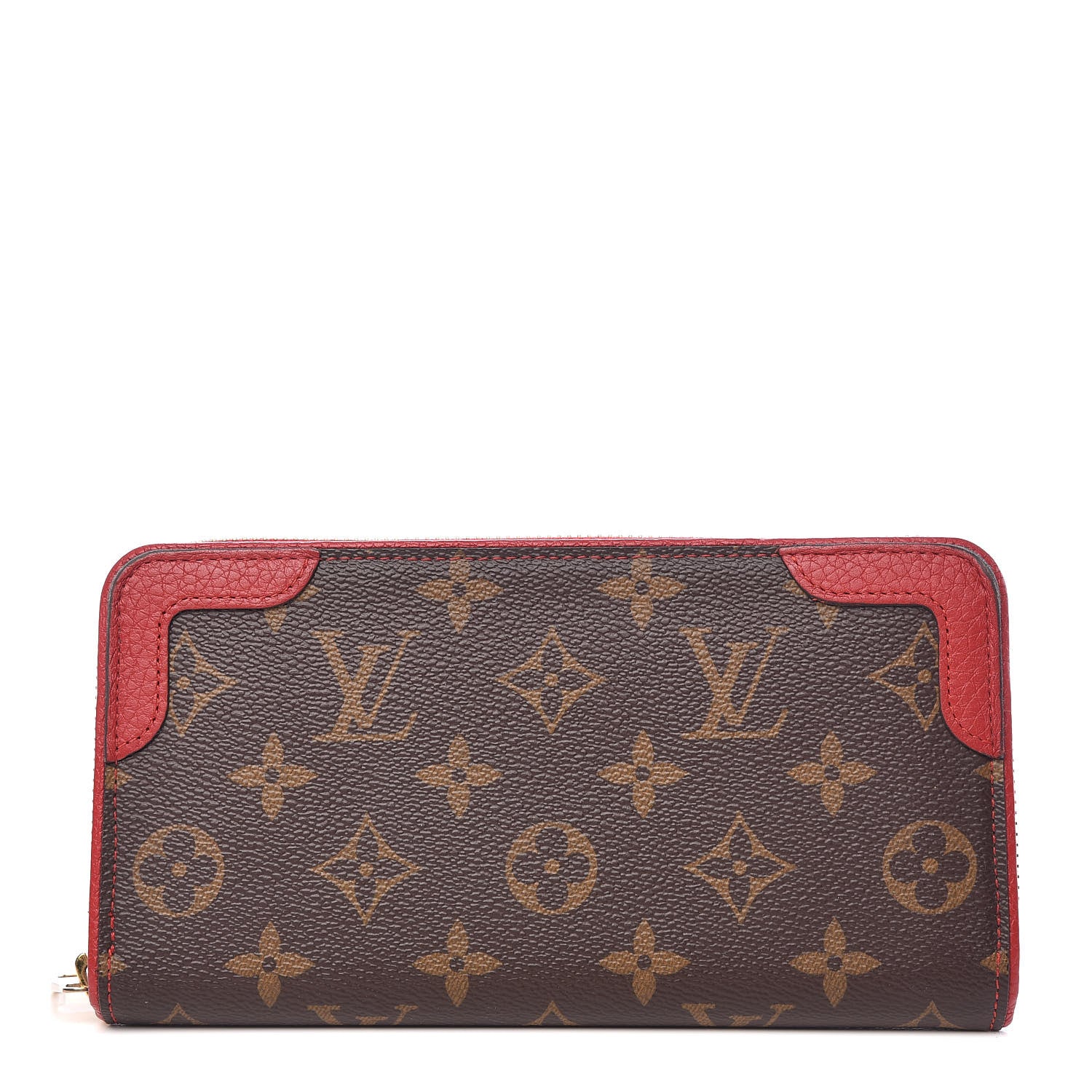 Louis Vuitton Monogram Retiro Zippy Wallet Cherry 1 of 7