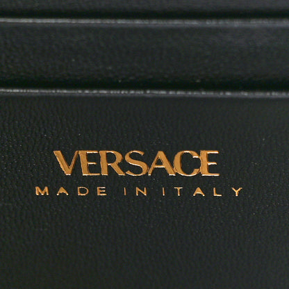Versace Satin Crystal Studded Leopard Mini La Medusa Bag Black 6 of 9