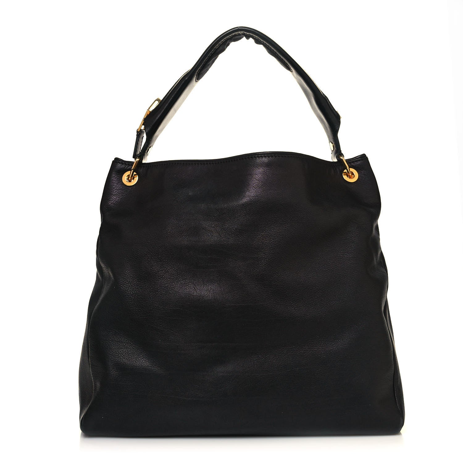 Tom Ford Calfskin Zipper Strap Hobo Black 1 of 16