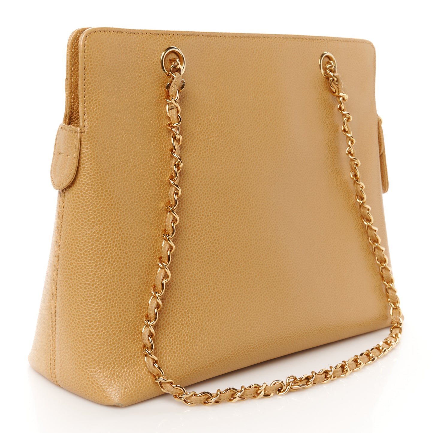 Caviar Shoulder Bag Beige