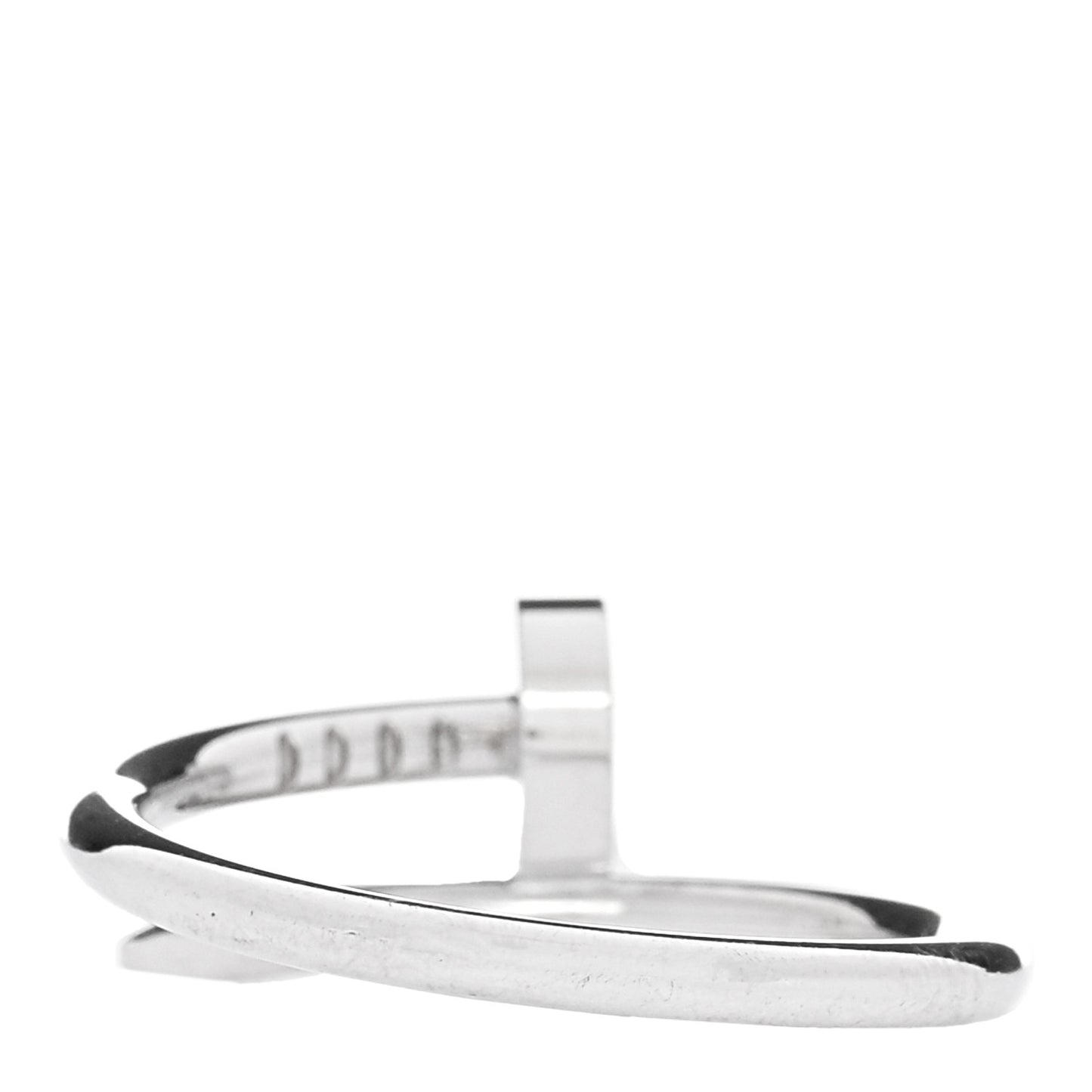 18K White Gold Small Juste Un Clou Ring 50 5.25