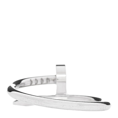 Cartier 18K White Gold Small Juste Un Clou Ring 50 5.25 3 of 5