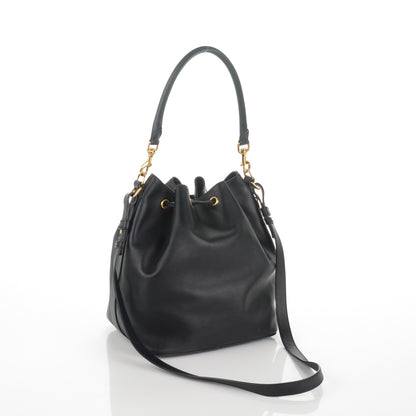 Saint Laurent Calfskin Large Emmanuelle Bucket Bag Black 3 of 7