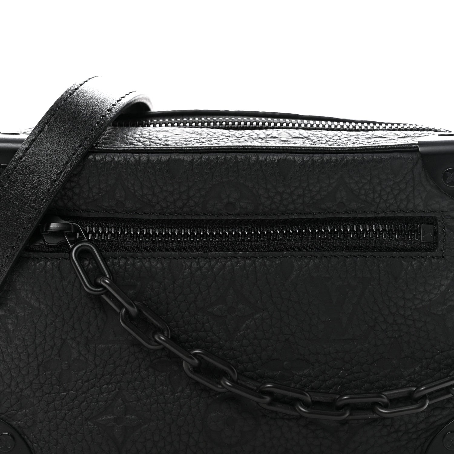 Louis Vuitton Taurillon Monogram Mini Soft Trunk Black 7 of 10
