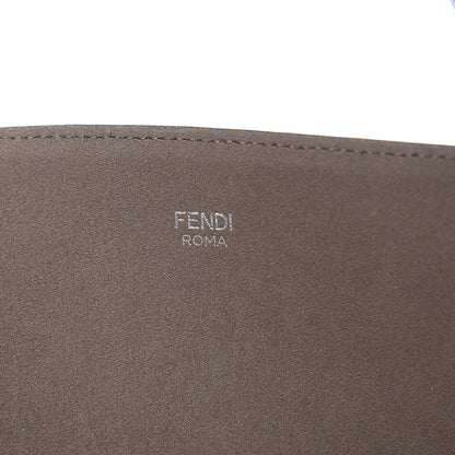 Fendi Vitello Vienna Enamel F is Fendi Shopping Tote Macaron Taupe 7 of 12