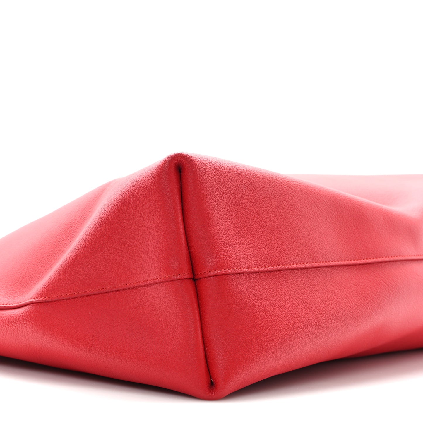 Calfskin Large Shopping Tote Rouge Eros