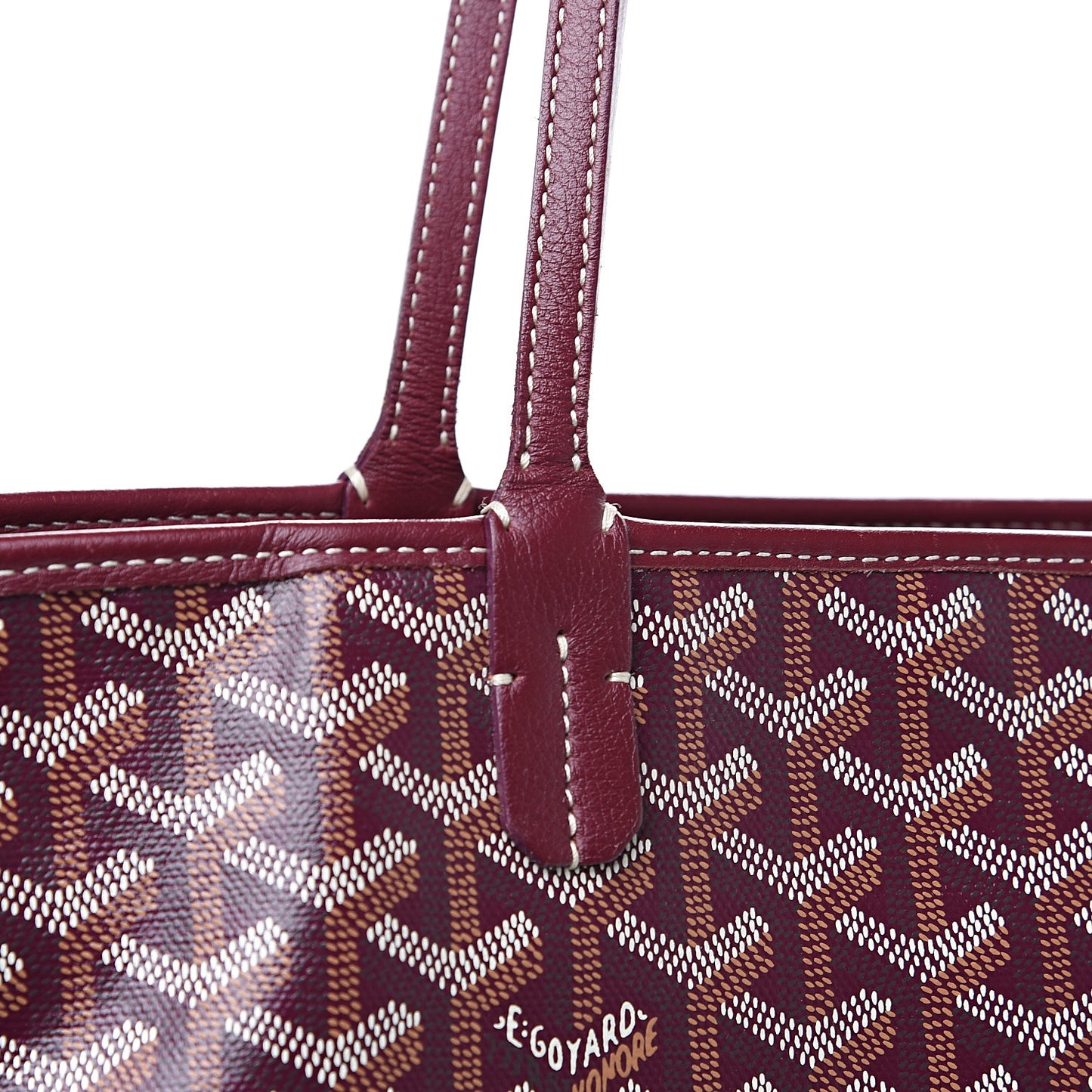 Goyardine Artois MM Burgundy