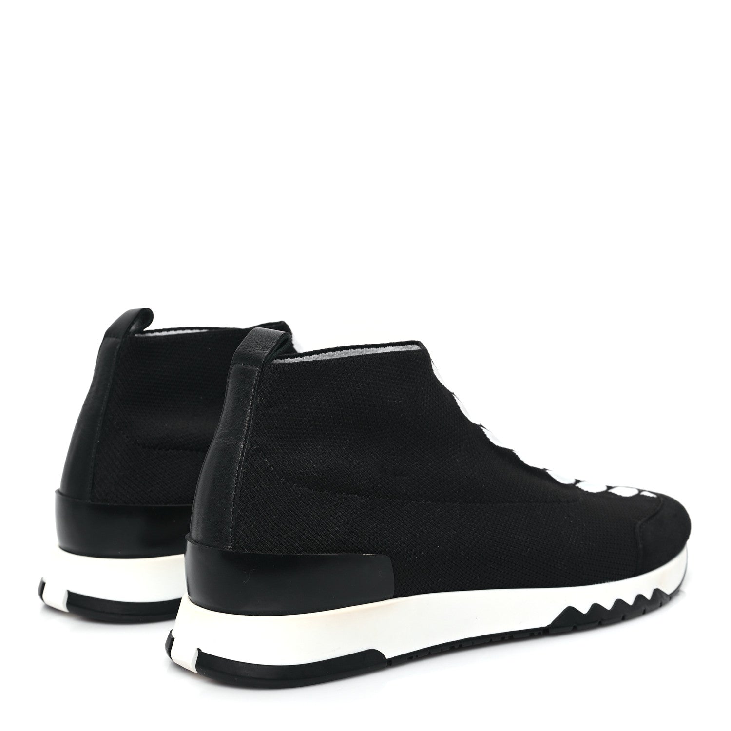 Hermes Mesh Volo Sneakers 37 Black 4 of 8