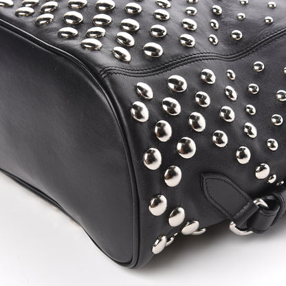 Alexander McQueen Calfskin Studded Padlock Backpack Black 10 of 11