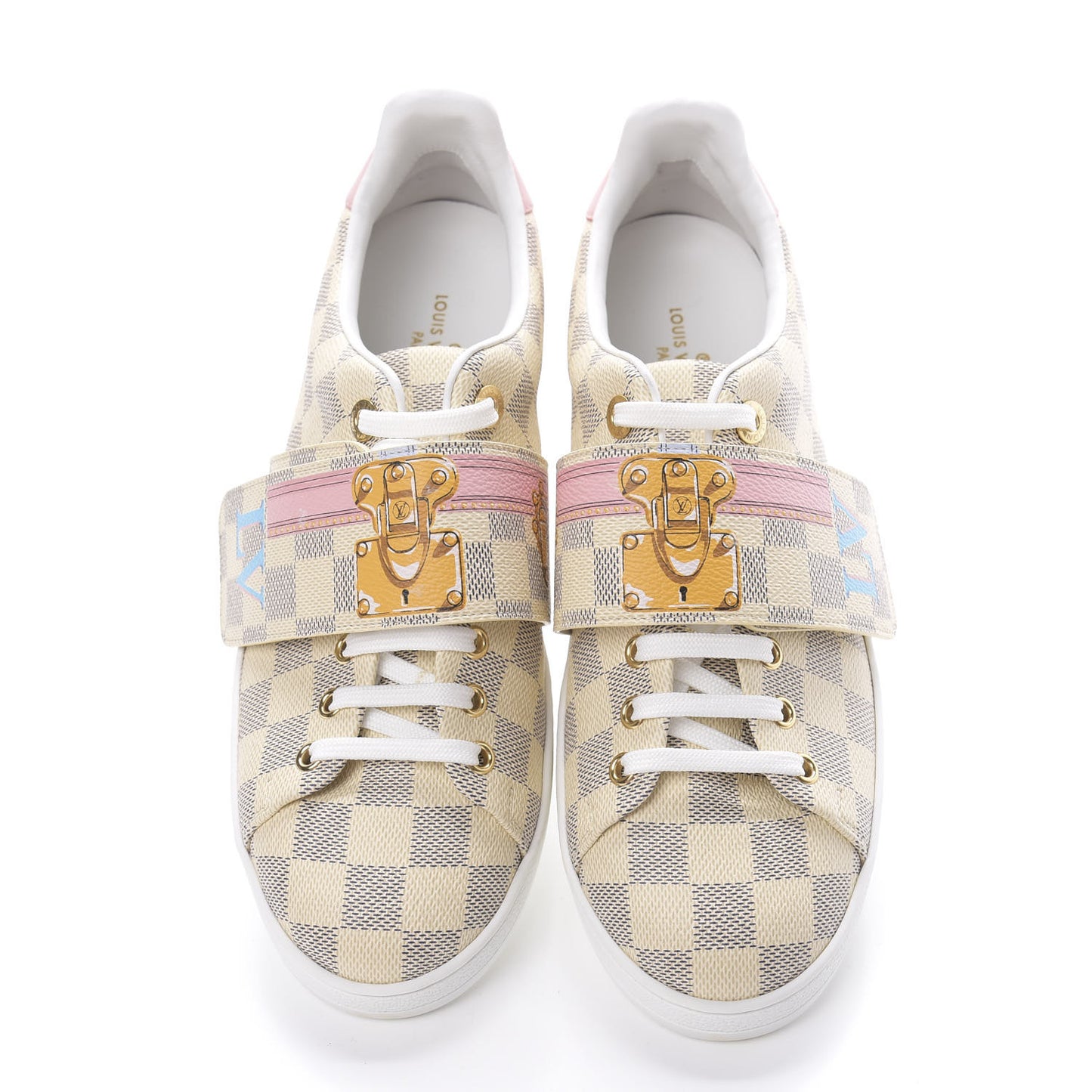Damier Azur Summer Trunks Frontrow Sneaker 41