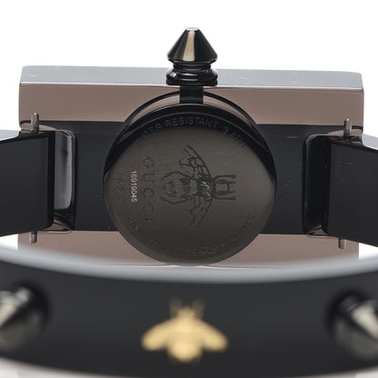 Gucci Stainless Steel Plexiglass 24mm Vintage Web Quartz Watch Black 5 of 8