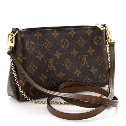 Louis Vuitton Monogram Pallas Clutch Black 3 of 9
