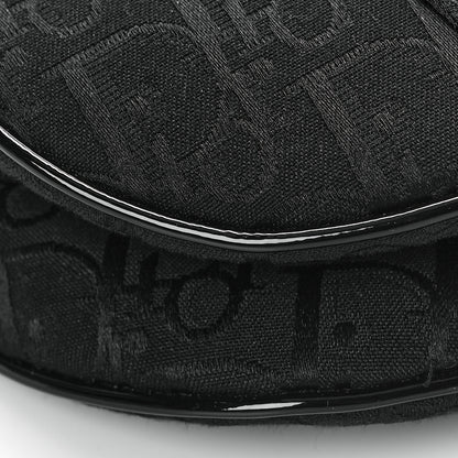 Christian Dior Monogram Saddle Bag Black 6 of 7