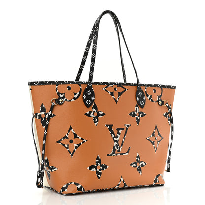 Louis Vuitton Monogram Giant Jungle Neverfull MM Ivory 4 of 13