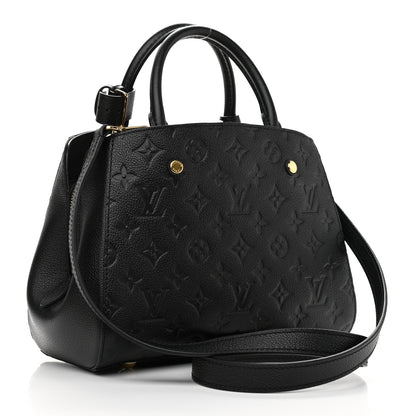 Louis Vuitton Empreinte Montaigne BB Black 3 of 10