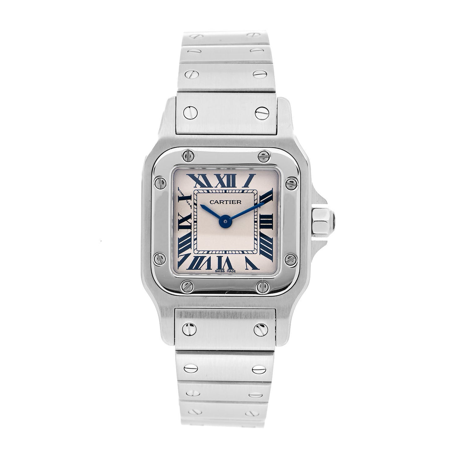 Stainless Steel 24mm Santos de Cartier Galbee Quartz Watch
