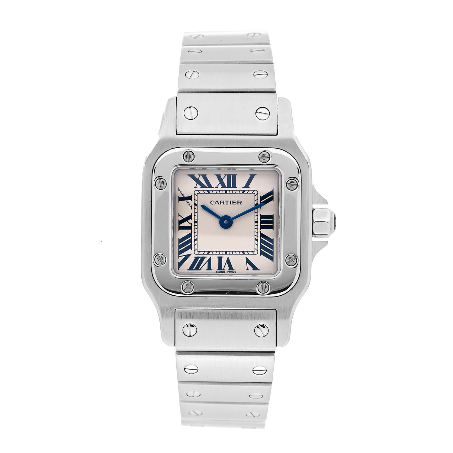 Cartier Stainless Steel 24mm Santos de Cartier Galbee Quartz Watch 1 of 4