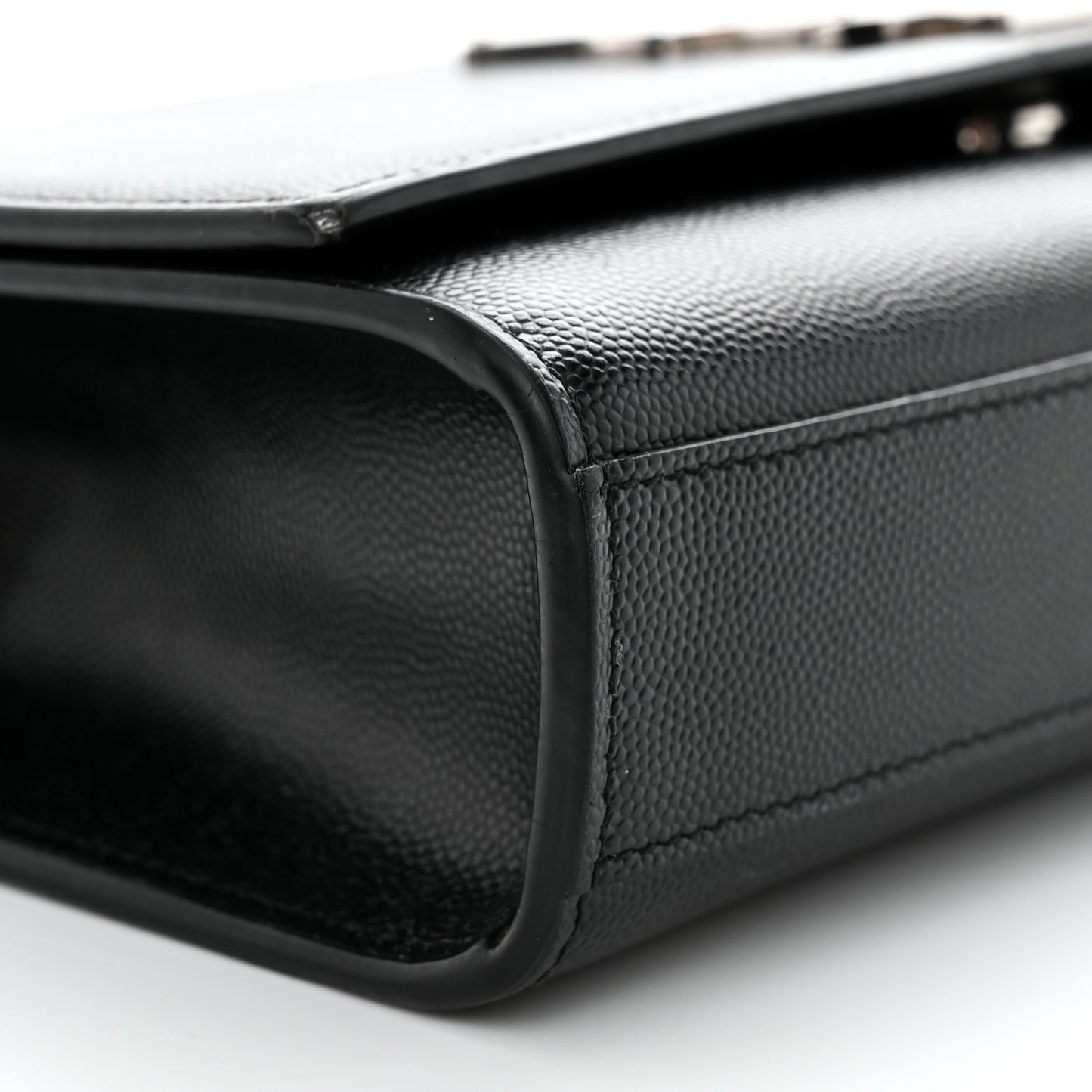 Grain De Poudre Medium Classic Monogram Kate Satchel Black