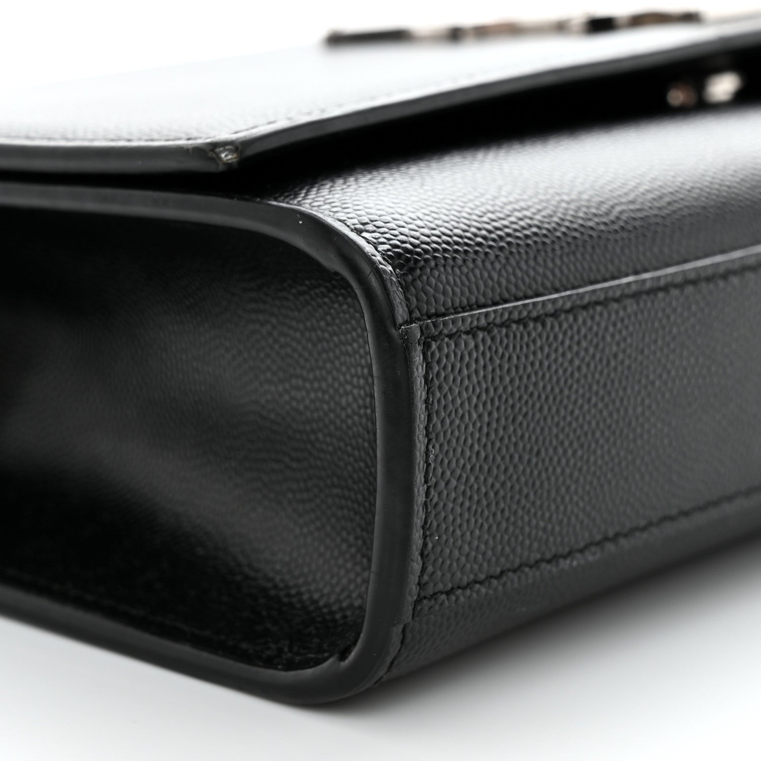 Saint Laurent Grain De Poudre Medium Classic Monogram Kate Satchel Black 10 of 14