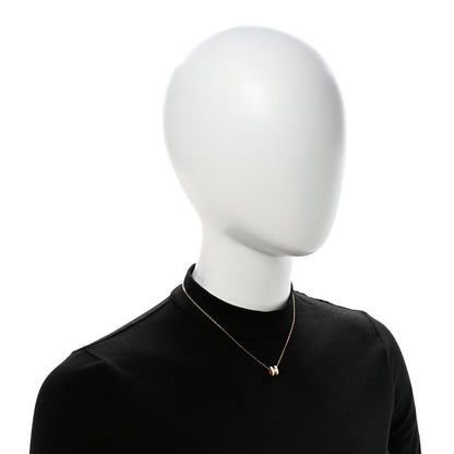 Hermes Lacquered Gold Mini Pop H Pendant Necklace White 2 of 6