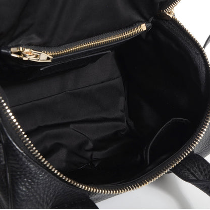 Alexander Wang Pebbled Lambskin Rockie Black w Pale Gold Hardware 5 of 6