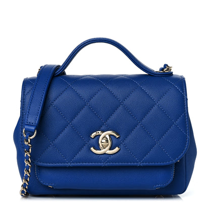 Chanel Caviar Quilted Small Business Affinity Flap Dark Blue 1 of 9