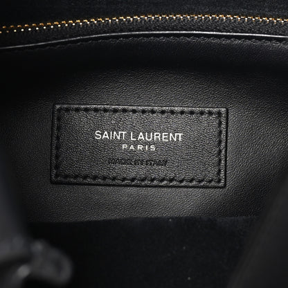 Saint Laurent Smooth Calfskin Small Le 5 A 7 Soft Hobo Black 6 of 9
