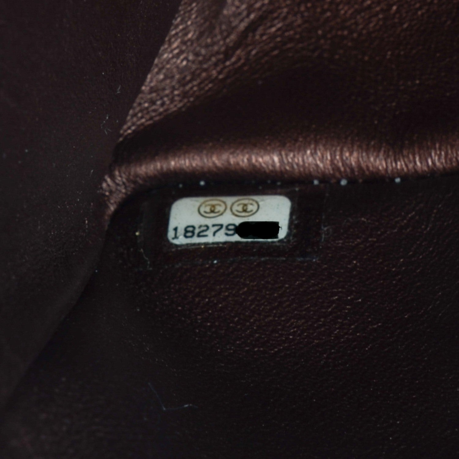 Chanel Metallic Glazed Calfskin 2.55 Reissue 224 Flap Brown 7 of 9