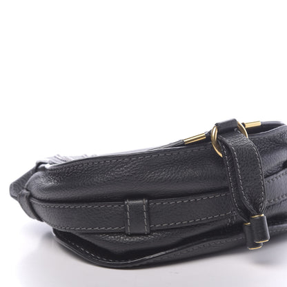 Chloe Calfskin Mini Marcie Round Crossbody Bag Black 8 of 17