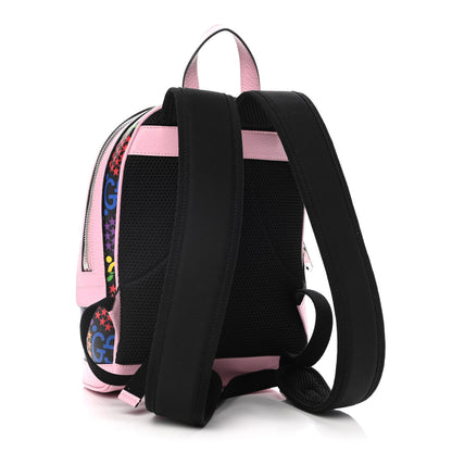 Gucci GG Supreme Monogram Psychedelic Small Day Backpack Black Multicolor Sugar Pink 2 of 9