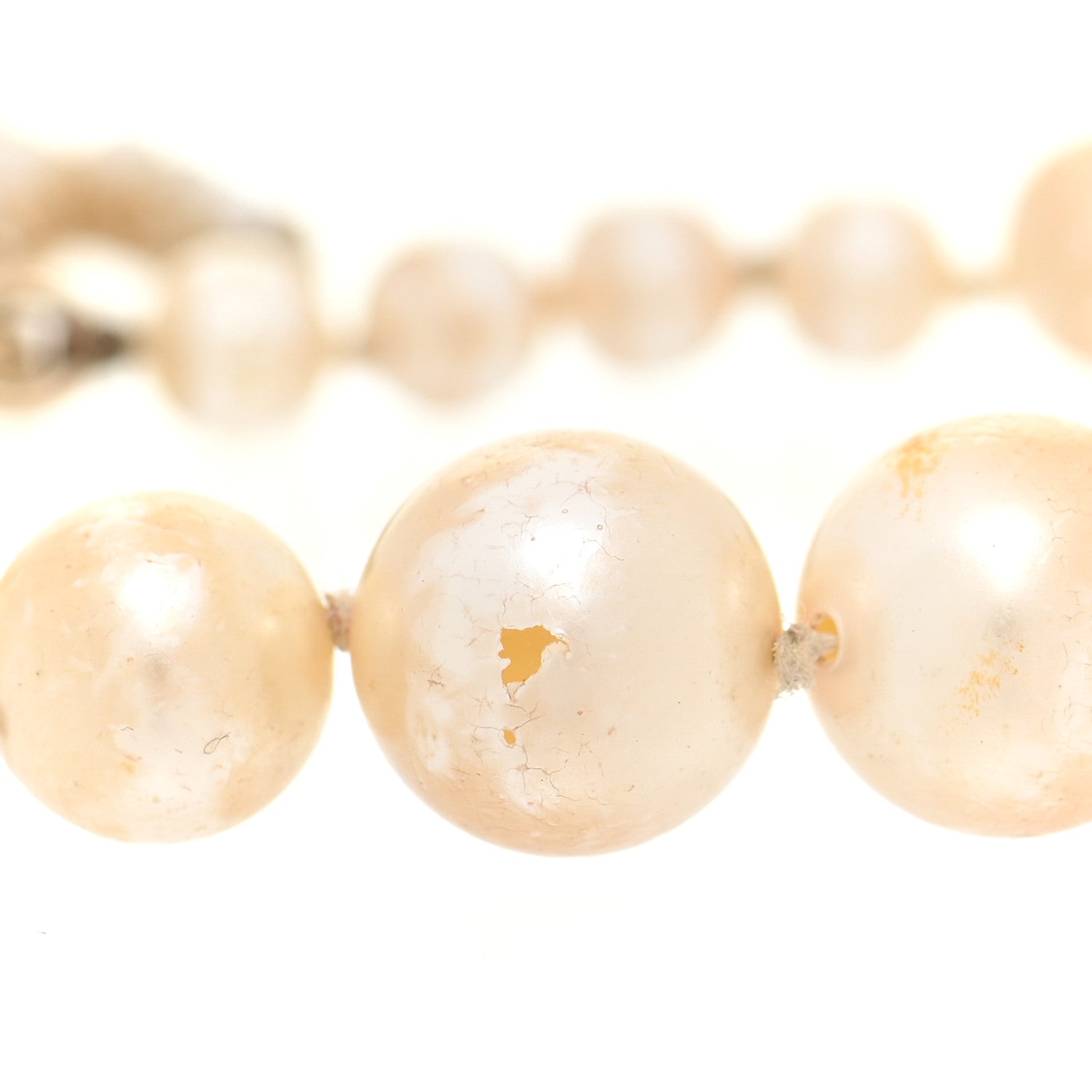 Chanel Crystal Pearl CC Bracelet Gold 5 of 7